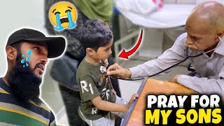 Ali or Hasan ki tabiat kharab hogae 🤒 | Pray for my sons plz | Fahad Bhai Official