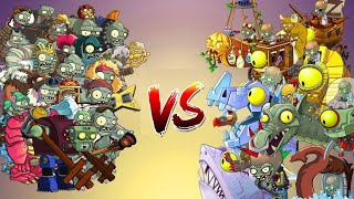 Plants vs. Zombies 2 MOD Challenge - All Gargantuars vs All Zomboss
