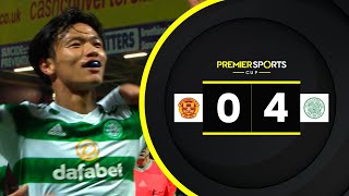HIGHLIGHTS | Motherwell 0-4 Celtic | Abada, Hatate, Kyogo star to book Premier Sports Cup Semi Final
