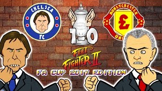 CHELSEA 1-0 MAN UTD - FA CUP FeetFighter 2! (Herrera red card, Rojo stamp, Kante Goal + Highlights)
