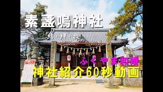 神社紹介60秒動画 素盞嗚神社　福山和婚【結・絆・授】神社挙式専門店