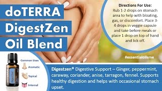 Superb doTERRA DigestZen Oil Blend Uses