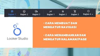 LOOKER STUDIO - Cara Membuat dan Mengatur Navigasi di Looker Studio | Menambah dan Mengatur Page