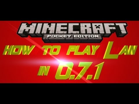 Minecraft PE 0.7.6 Multiplayer Lan tutorial | works the same with 0.8.1 Minecraft PE 0.7.6 Multiplayer Lan tutorial | works the same with 0.8.1