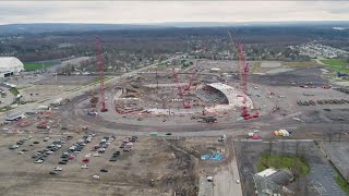 Bills new stadium construction is on schedule