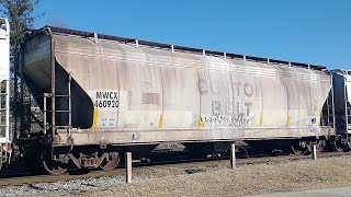 NS mixed freight train headed Southbound in Greensboro NC with NS 8053 in the lead 2/1/25🇺🇸