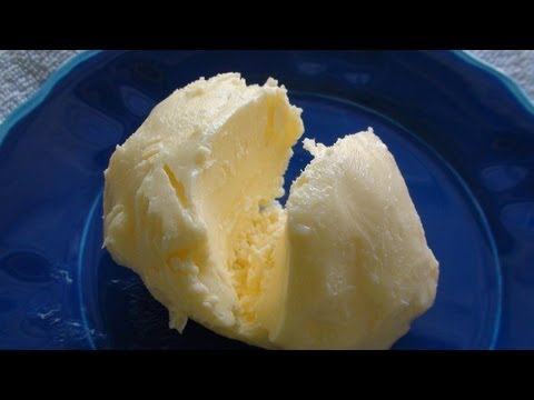 Homemade Butter in just 3 minutes - Video Recipe - English Homemade Butter in just 3 minutes - Video Recipe - English