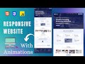 Build Responsive Agency Website Using HTML CSS | Responsive website design tutorial