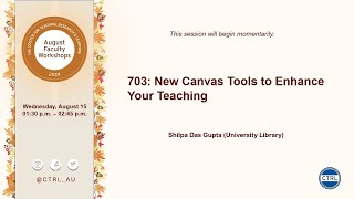 703 New Canvas Tools To Enhance Your Teaching