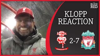 "I LOVED TAKI'S GAME" | Jurgen Klopp Post-Match Press Conference | Lincoln City 2-7 Liverpool