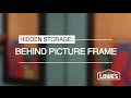 Hidden Storage Behind a Picture Frame Hidden Storage Behind a Picture Frame