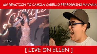 My Reaction To Camila Cabello Performing Havana Live on Ellen