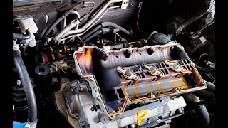 DIY 2009 KIA Grand Carnival EX VQ Valve Cover Gasket Replacement