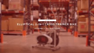 Assembly: Elliptical 2-in-1 Cross Trainer Bike (SKY1733)