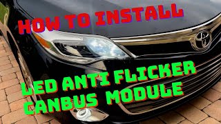 How to Fix Flickering LED DRL with CANBUS Module | Anti Flicker Error Free