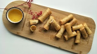 The Best Mini Veggie Spring Rolls | Loempia | ปอเปี๊ยะทอดไส้ผัก | Por Pia Tord