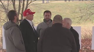 Former President Trump visits East Palestine, Ohio