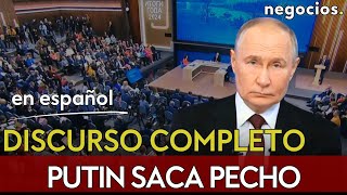 DISCURSO COMPLETO DE PUTIN EN ESPAÑOL: La economía de Rusia, la burla de Europa y el avance en Kursk