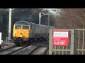 coatbridge central freight feat 45231 on 1z37 crewe to fort william 15 february 2019