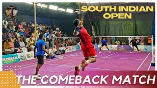 BENNET ANTONY/SHIVASHANKAR VS ABHIRAM/SHAMIL:AKG VAYANSHALA SOUTH INDIAN INVITATION TOURNAMENT 2024