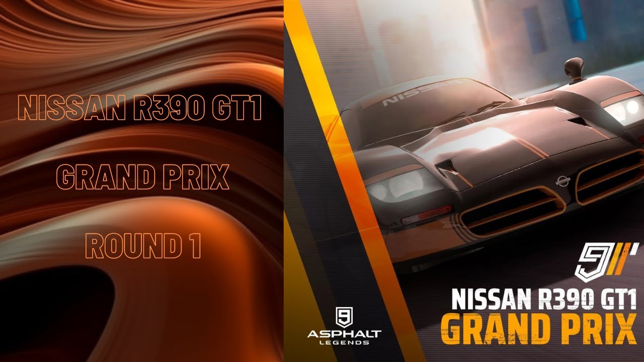 Asphalt 9 (switch) Nissan R390 GT1 Grand Prix: - Round 1- 01:12.206 (2 ...