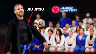 BJJ blue belt’s first judo sparring (vs. real judokas)