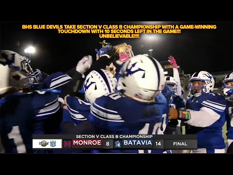 11 13 22 SEC V CLASS B CHAMPIONSHIP VS MONROE - YouTube