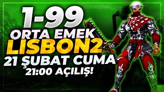 METİN2 PVP / LİSBON2 / 1-99 ORTA EMEK SERVER / METİN2 PVP SERVER