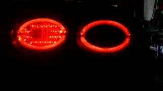 Customized LED halos for C5 Corvette