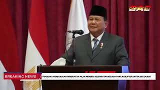 Prabowo Tanggapi Kasus Hasto, Ini Belum Apa-apa, Lihat Enam Bulan Kedepan