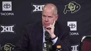 Colorado Men's Basketball Postgame Press Conference