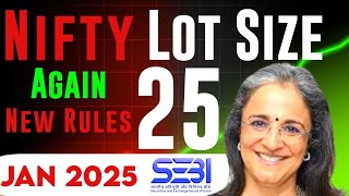 Nifty Lot Size change | New Update for options Trading |🔴Big Update | nifty lot size again 25