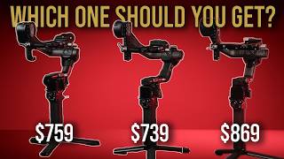 DJI RS2 vs RS3 Pro vs RS4 Pro  - The ULTIMATE Gimbal Comparison in 2024