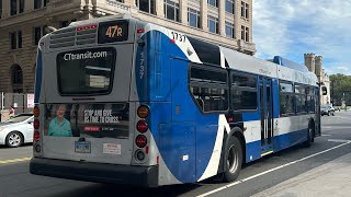 Ride on CTtransit #1737 on route 50