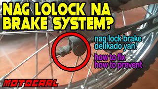 How to fix Sticking Brake on your motorcycle | Honda XRM125