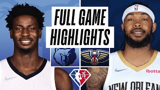 GRIZZLIES at PELICANS | FULL GAME HIGHLIGHTS | February 15, 2022