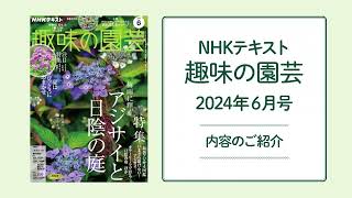 NHKテキスト『趣味の園芸』2024年6月号の紹介