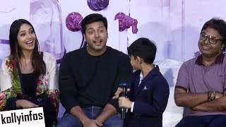 Jayam Ravi son Aarav Cute Speech at TikTikTik Audio Launch