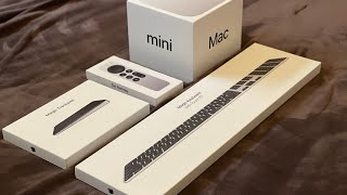 M4 Mac Mini \u0026 Accessories Unboxing \u0026 Startup!