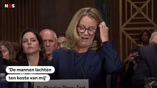 HOORZITTING KAVANAUGH: 'De mannen lachten ten koste van mij', zei Christine Blasey Ford