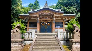 正位置狛犬　北新羽杉山神社　横浜市港北区綱島東