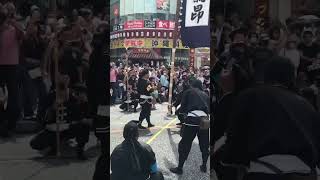 【那覇大綱挽】那覇の三大祭りの１つでもある那覇大綱挽きまつり。　旗頭行列in国際通り　#shorts