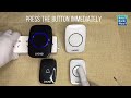 cacazi wireless doorbell waterproof 300m remote malaysia plug smart door ringer waterproof door bell