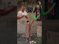 Ronaldo vs Messi challenge deside your favourite player#football#sports#shorts