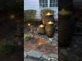 front door fountains with lights