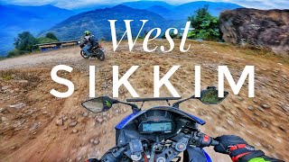 Most Dangerous Road in SIKKIM | Episode 3 | Sikkim winter bike trip