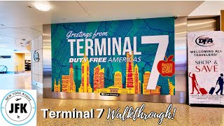 JFK Airport - Terminal 7 | complete Walkthrough [4K]