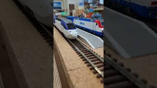 한국철도모형 KTX 산천모형 시험주행 HO스케일 기차모형 Korean model train  #shorts