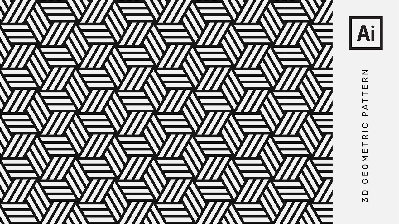 Geometric Seamless Pattern | Adobe Illustrator - YouTube