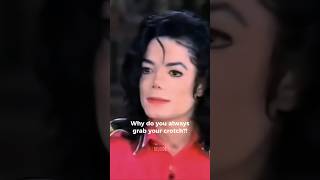 Michael Jackson getting asked weird questions by interviewers #shorts